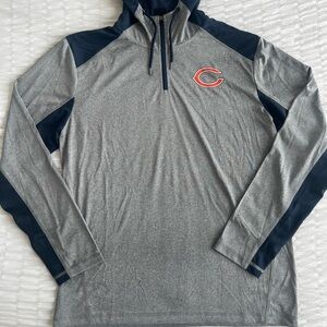 NFL Chicago Bears Quarter-Zip Pullover Hoodie